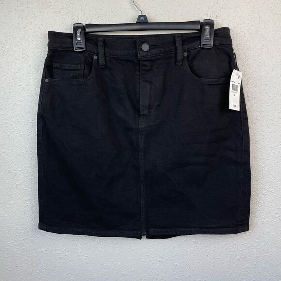 NWT Hudson Black Denim LULU Skirt Sizes 27, 28, 29, and 31 - Picture 1 of 6